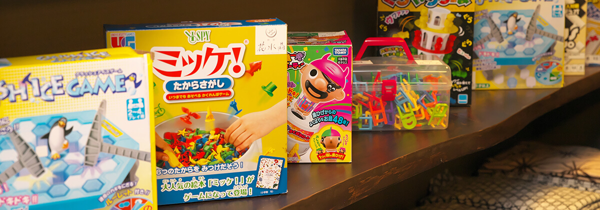 Many board games for the whole family to enjoy