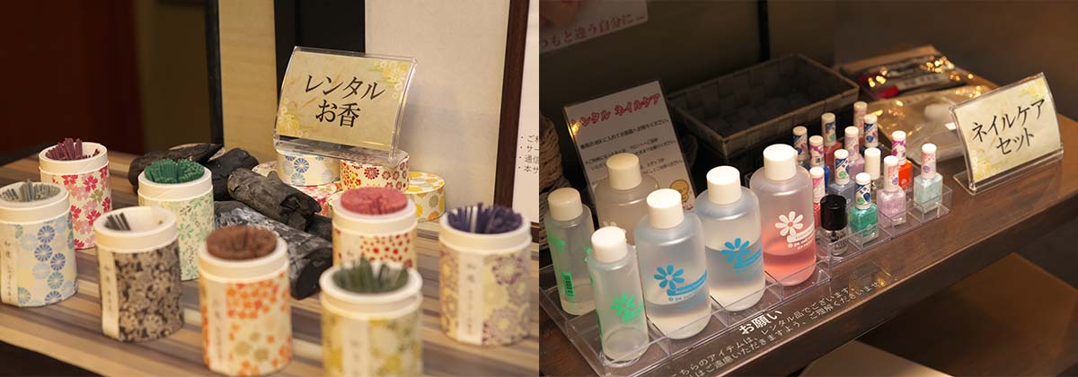 Enjoy incense, manicure, etc. as much as you like!